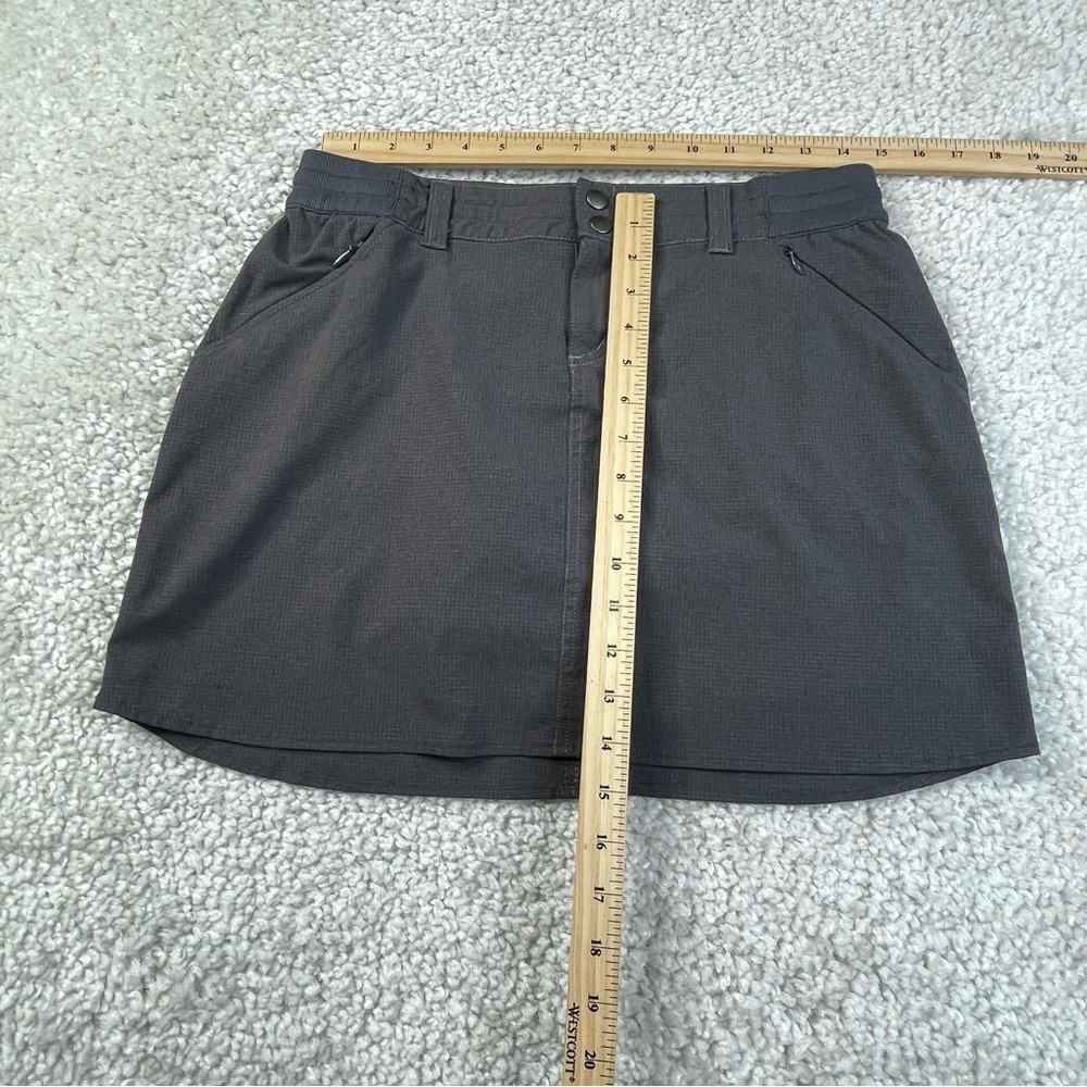 Kuhl Gray Skort Outdoors Camping fishing Hiking Zipper Pockets Comfy Casual Sz 6 - Picture 8 of 8